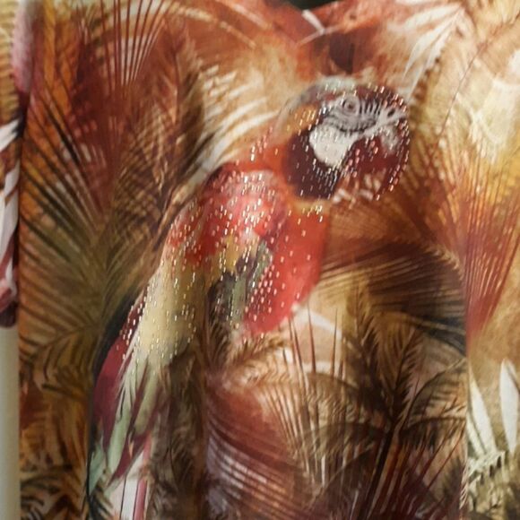 Laura Scott  3X  woman printed top - Picture 2 of 15